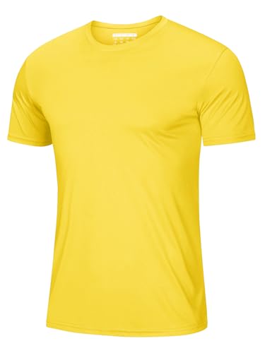 Image of MAGCOMSEN Men's Short Sleeve T-Shirt Quick Dry UPF 50+ Athletic Running Workout Fishing Top Tee Performance Shirts
