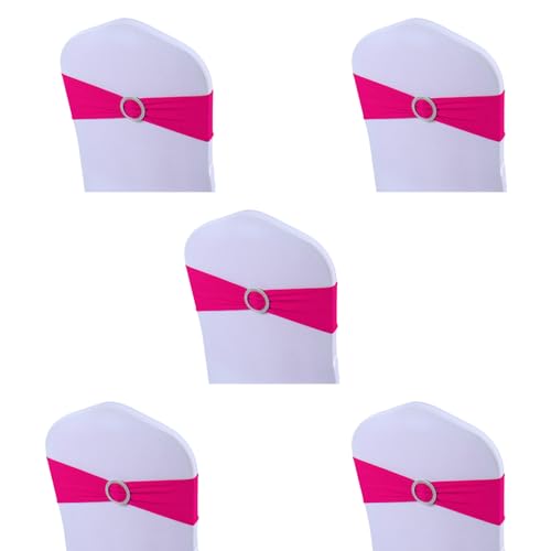 Ceintures de chaise spandex haut de gamme avec cravate à boucle chic - 2