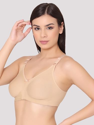 Image of Groversons Paris Beauty Super Support M-Frame Non Padded Everyday Cotton Bra (BR133)