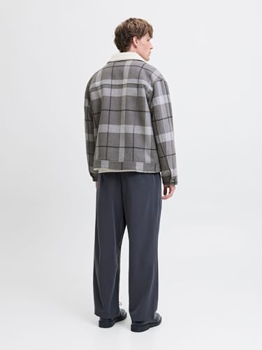 JACK & JONES Herren Jprblutexas Wool Blend Trucker Jacket Sn, Grey, s 3