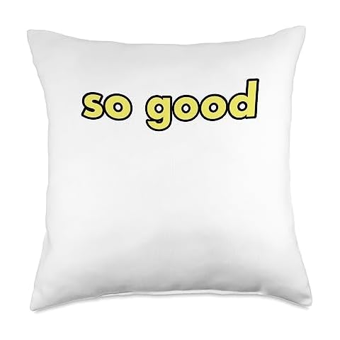 SOKOO so Good Throw Pillow, 18x18, Multicolor Cover