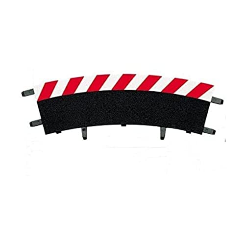 Carrera - rail et accessoire pour circuit - 20020562 - 1/24 et 1/32 - Carrera Evolution -Carrera Digital 132 et 124 - Bordures extérieures pour les courbes 2/30° (6), embouts (2)