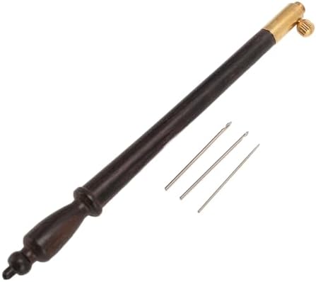 Generic French Embroidery Crochet Hook Set Ergonomic Design with 3 Needles Portable Handle for Household Sewing Crafting - 1