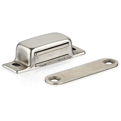 5 cm Paslanmaz Metal Mıknatıslı Çıt Çıt Kapak Tutucu Dolap Açılır Kapanır Çekmece Kapatma Mekanizma