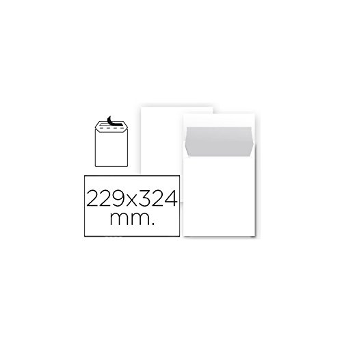 Liderpapel on Bag N 8 White DIN 229 x 324 mm Silicone Strip Pack of 25