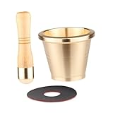 BATHVEVE 銅製薬用乳鉢と杵 耐久性と 性 重視 新鮮な風味を引き出す調味用すり鉢 薬粉砕やスパイス粉末作りに 家用キッチン調理補助器具