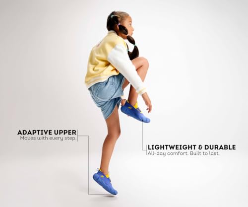 Image of ARETTO Expanding Purple Kids Shoes for Growing Feet - Boys & Girls Footwear, Baby Girl Shoes, Sneakers for Boys, Baby Shoes & Comfortable Shoes for Kids | Age 1-9 Years