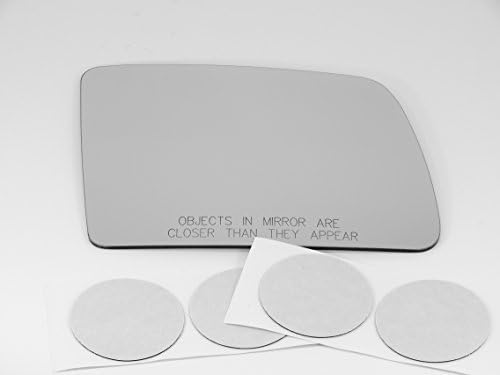 Fits 2010 Fd Transit Connect, Right Passenger Convex Manual Mirror Glass Lens w/Adhesive, USA