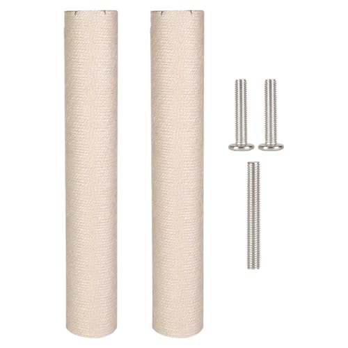 Griffoir pour chat en sisal avec trous de vis de 8 mm, jouet pour limer les ongles pour chien, chiot, lapin, appartement, divertissement