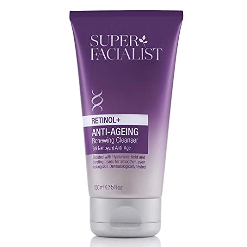 Super Facialist, Retinol+ Renewing Cleanser, Removes Makeup & Daily Impurities, 150ml Cover