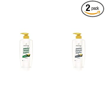 Pantene Advanced Hair Fall Solution Silky Smooth Care Shampoo, 650 ml & Pantene Advanced Hair Care Solution Lively Clean Shampoo, 650 ml