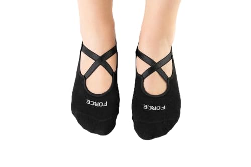 Image of Pilates Socks for Women, Non-Slip Grip Yoga Socks with Grips for Barre, Studio & Home Workouts