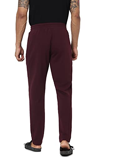 Image of JACK & JONES Men Grey Regular Fit Solid Track Pants