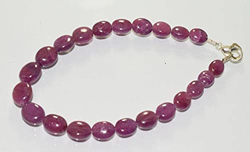 Saphir rose et rubis naturel en pépites pour créer un bracelet personnalisé à offrir