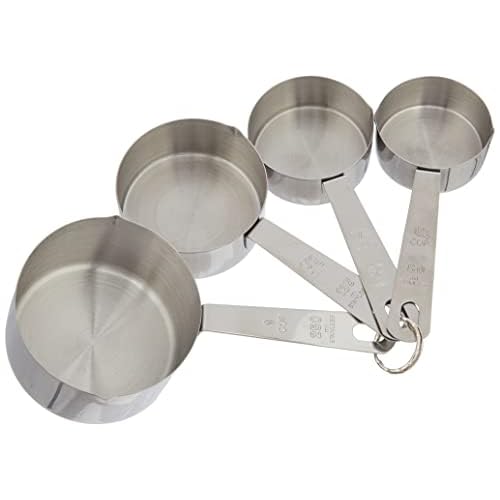 LACOR 67007 Mass-Pfannchen Set 4-teilig Edelstahl 18/10