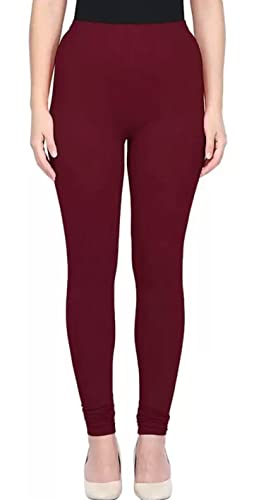 Image of Women's Cotton Chudidar Leggings | Stretchable | High Rise | Full Length | Soft & Comfortable | Ethnic Wear Bottom