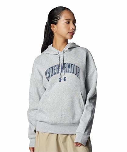 [�A���_�[�A�[�}�[] UA RIVAL FLEECE GRAPHIC PULLOVER HOODIE 6007712(011) ���b�Y�O���[���C�g�w�U�[ XL