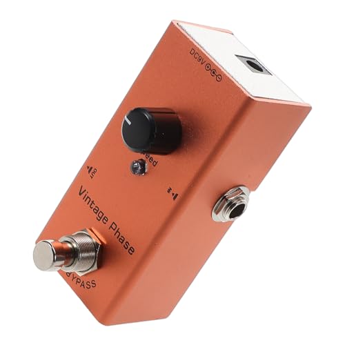 Pédale de phase vintage authentique pour guitare électrique mini boîtier robuste