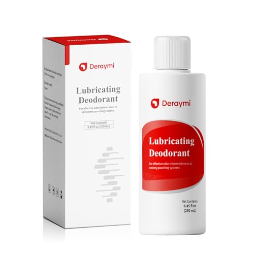 Ostomy Lubricating Deodorant Odor Eliminator Drops Colostomy Bag Deodorizer Helps Eliminate Odor in Ostomy Bags Ostomy Accessories Supplies - 8.45 oz 1 Bottle