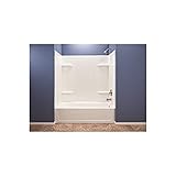 Mustee 53WHT Durawall Fiberglass Bathtub Wall Surround in White