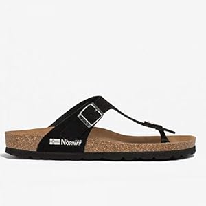 Geographical Norway, Flip-flops dames, zwart. : Amazon.com.be: Mode