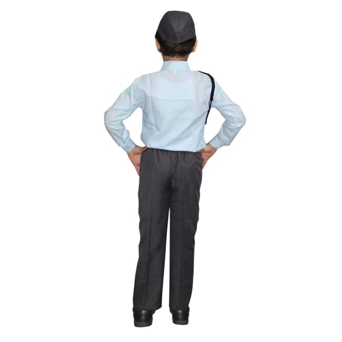 Image of Kaku Fancy Dresses Our Helper Costume for Boys & Girls | Social Helper Doctor, Nurse, Fireman, Postman, Teacher, Farmer Dress For Kids