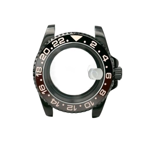 1 40mm NH35 GMT/SUB ubNEHb`P[X Yp Tt@CAKX 120NbNx[ NH34/NH35/NH36[ugΉ(GMT 5 Ceramic Bezel,Glass back)