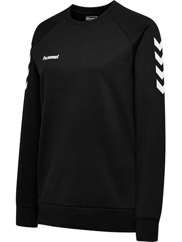 hummel Cotton Sweatshirt Damen F9001 Schwarz, XS Damen