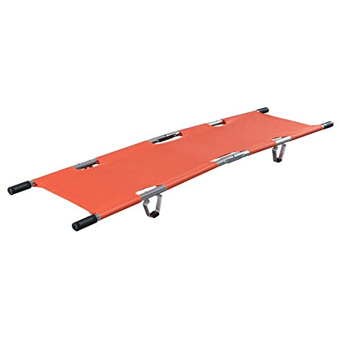 Civière portable pliable médicale avec poignées et étui de transport lavable
