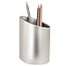 Produco Metall Diagonale Stiftehalter Schreibtisch, Stifteköcher, Pinselhalter, (Silber)