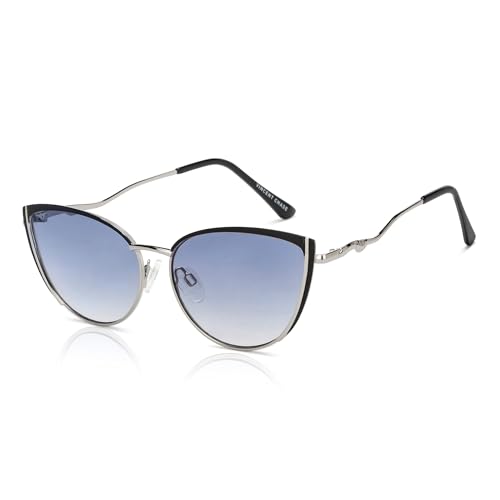 Image of Vincent Chase By Lenskart | Full Rim Cateye | Fashion Essentials | Branded and Stylish Sunglasses | 100% Uv Protected | Women | Large | Vc S15795