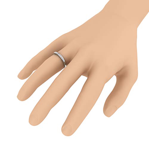 Channel Set Princess Cut Diamond Wedding Band