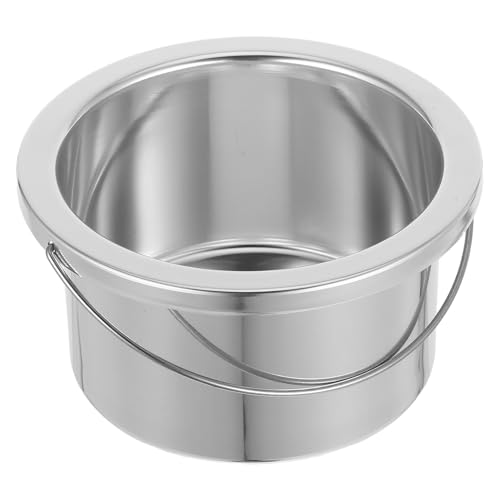 HEALEEP Recipiente Interior de Aluminio para Máquina de Cera Alta Conductividad Térmica Resistente Altas Temperaturas para Depilación Profesional Compatible con Calentadores de Cera