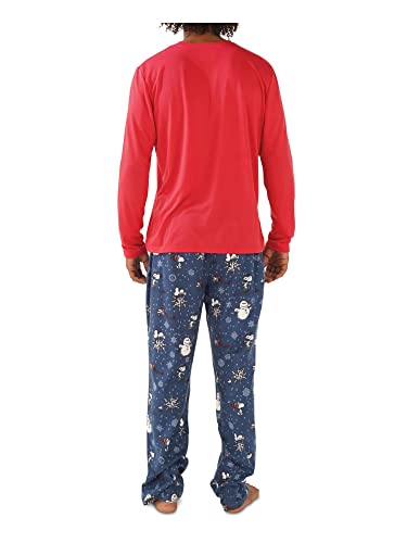 Nite Nite Munki Munki Men's Ls Tee and Pant Jersey Pj Set2