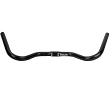 Vintage Road Bike Handlebar 25.4mm Clamp Aluminum Alloy Drop Bar for Touring Cyclocross Bicycle Riders Seeking Classic Style and Comfortable Hand Positioning