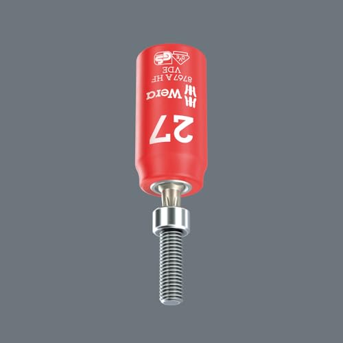 Wera 05005922001 8767 A VDE HF TORX® Zyklop Bitnuss, isoliert, mit 1/4"-Antrieb, mit Haltefunktion, TX 20 x 36 mm