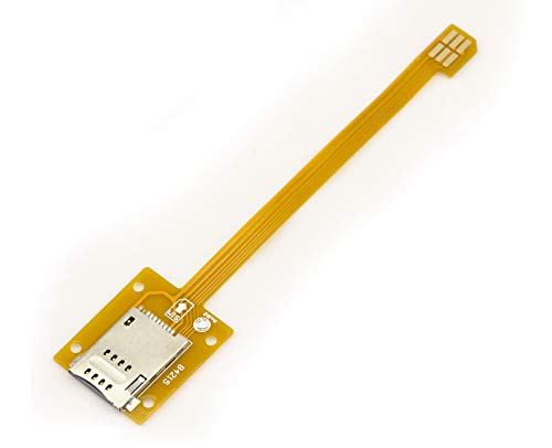 KALEA INFORMATIQUE Adaptador riser SIM a microSIM, 15cm de longitud. Con cinta ultrafina de 0,1 mm.