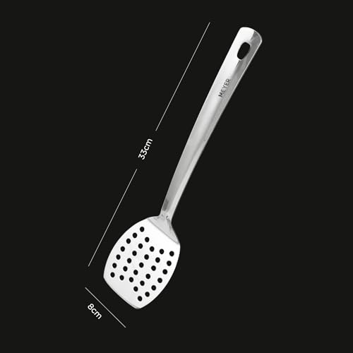 Image of Meyer Stainless Steel Slotted Turner for Dosa, Roti, Omlette, Paranthas, PavBhaji, Breads | Kitchen Tools for Home, 33cm