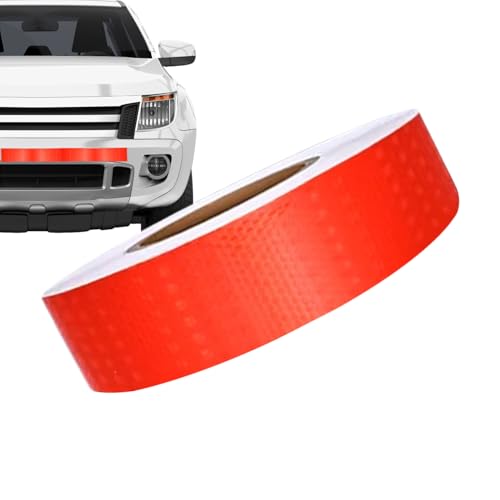 Cinta reflectante – Adhesivo de vertimiento, 5 cm x 10 m, fluorescente, impermeable, marcado, seguridad, visibilidad, camión, remolque