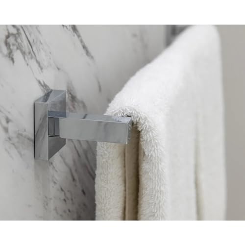 Suporte Porta Toalha de Banho Grande Em Aço Inox 64 Cm Premium - Linha Berlim