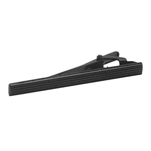 Preisvergleich Produktbild Baoblaze 1 Stück Krawattenklammer Herren Krawattenklammer Manschettenknöpfe Krawattenklammern - Schwarz