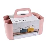 E GINKGO Multipurpose Caddy Organizer - Stackable Plastic Caddy with Handle | Cleaning Caddy, Craft Tote,
