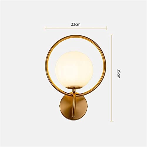Applique murale industrielle en verre AMUCK pour chambre - 7