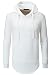 Aiyino Mens Hipster Hip Hop Pullover Hoodies Sweatshirts US M White