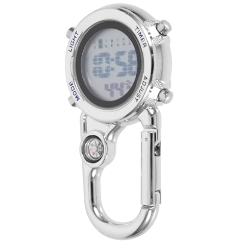 Reloj digital mosquetón de metal Artibetter con batería para escalada