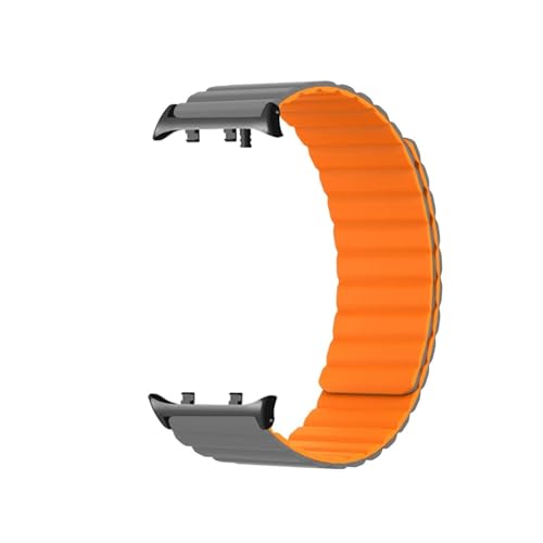 [LOKLNEYK] �_��V���J�Q���x���g�ɓK������Huawei Watch D2(Grey-orange)