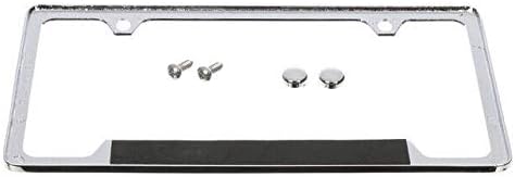 GMC OEM License Plate Frame Holder Chrome w/Black Universal Fit 19330379