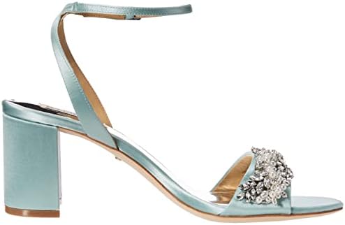 Badgley Mischka Women's Clara Heeled Sandal, Blue Radiance, 7 | Image 5