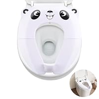 Faltbarer Baby-Toilettensitz, Toilettenadapter für Kinder Toilettensitzbezug, Toilettensitz WC Sitzbezüge rutschfest spritzwassergeschützt faltbar für Reisen Jungen und Mädchen mit Aufbewahrungstüte