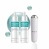 Niacinamide 20% & Zinc PCA 4% Serum 2-Pack (60ml Each) – Oil Control, Pore Refinement & Redness Reduction with Facial Massager – Lightweight Serum for Acne-Prone Skin – 120ml Total